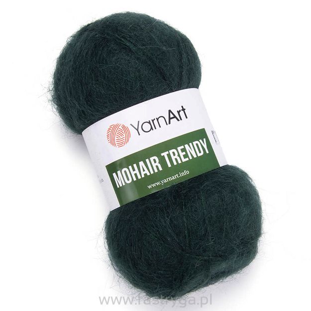 YarnArt Mohair Trendy 108 -  butelkowa zieleń