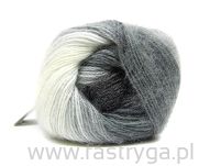Włóczka Angora Gold Batik kolor 1900 odcienie popielu - 3