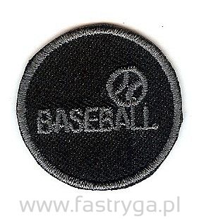 Naszywka termoprzylepna Baseball grafit