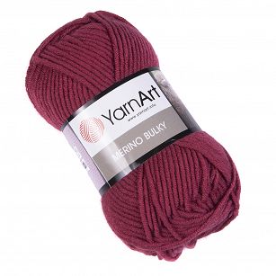 Włóczka YarnArt Merino Bulky  570 - malina