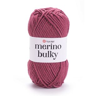 Włóczka YarnArt Merino Bulky  570 - malina