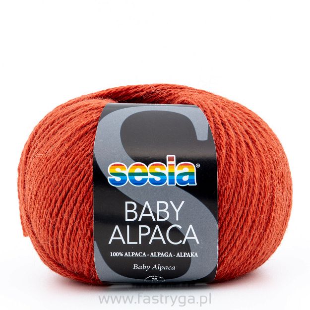 Baby Alpaca  1889 pastelowa czerwień
