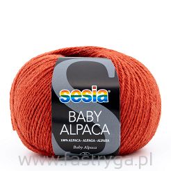 Baby Alpaca  1889 pastelowa czerwień
