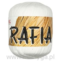 Włóczka Rafia biała 978