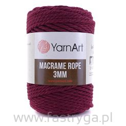 Macrame Rope 3 mm.  781 bordo