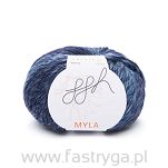 Myla 5 - Włóczka wełna i alpaca - niebieska - 2