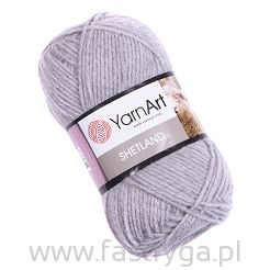 Włóczka Shetland kolor 529 jasny popiel