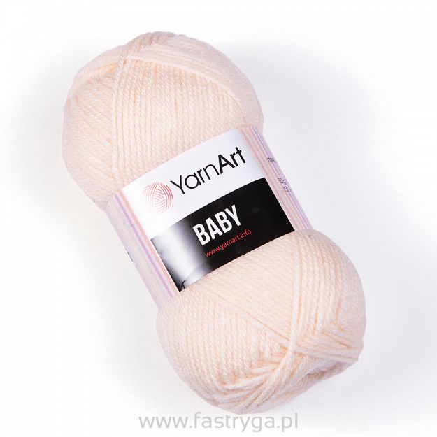 Włóczka akrylowa YarnArt Baby 854 jasny beż/łosoś