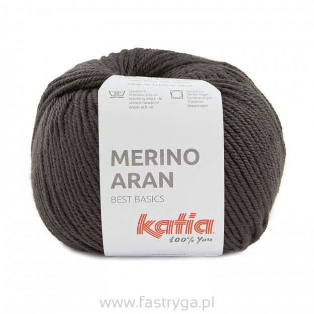 Merino Aran  95 ciemny brąz