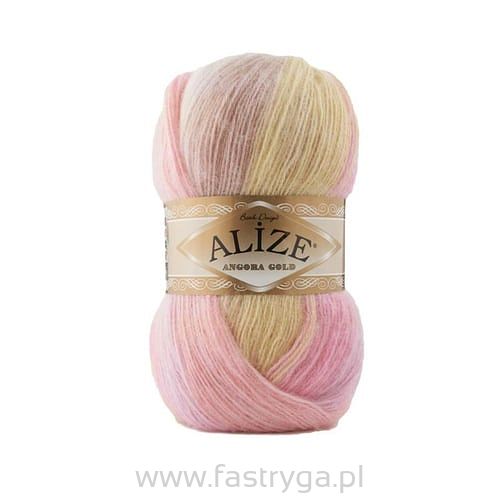 Włoczka Angora Gold Batik kolor 2807