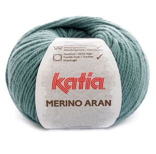 Merino Aran  65 pastelowy turkus