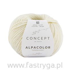 Włóczka Alpacolor kolor 001 ecru / naturalny