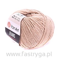 Włóczka YarnArt Jeans 87 beżowy