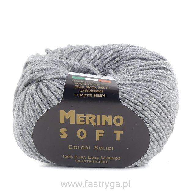 Merino soft   kolor 02 popiel