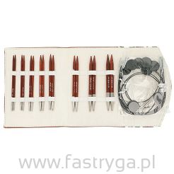 Zestaw KnitPro Cocoa z 13-centymetrowymi wymiennymi końcówkami i akcesoriami  33001