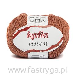 Włóczka Linen kolor 18 rudy / marchweka
