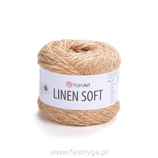 Włóczka Yarnart Linen Soft 7305 beż