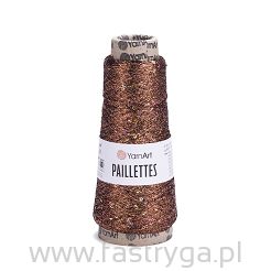 Włóczka z cekinami Paillettes 8005 miedziany