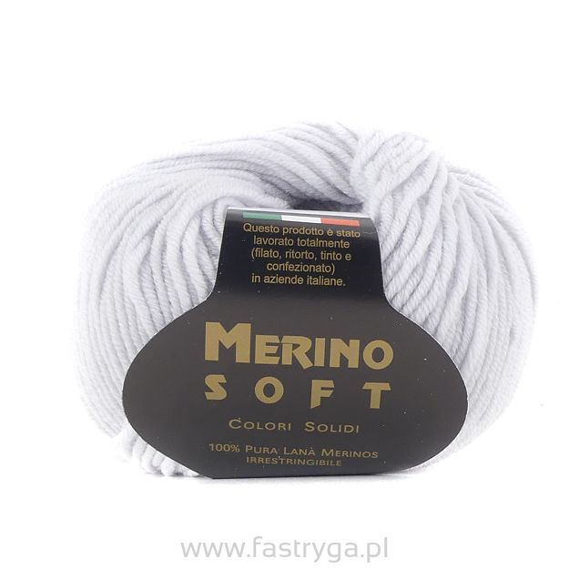 Merino soft   kolor 90 jasny popiel