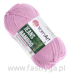 Różowa włóczka Jeans Bamboo 110 Yarn Art