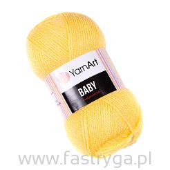 Włóczka akrylowa YarnArt Baby 32 jasnożółta