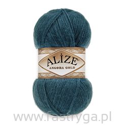 Włóczka Angora Gold kolor 17 morski