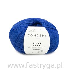 Włóczka Silky Lace kolor 191 chabrowy