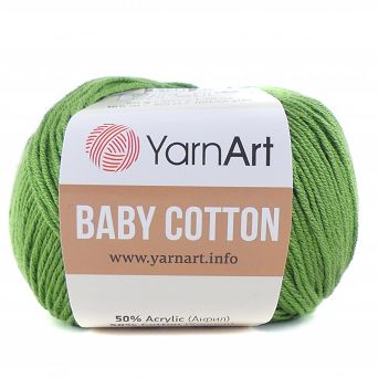 Włóczka Baby Cotton 441 zielony