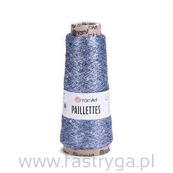 Włóczka z cekinami Paillettes 8003 niebieski