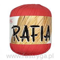 Włóczka Rafia czerwona 984