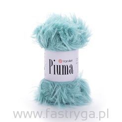 włóczka Piuma 4412 turkus lodowcowy