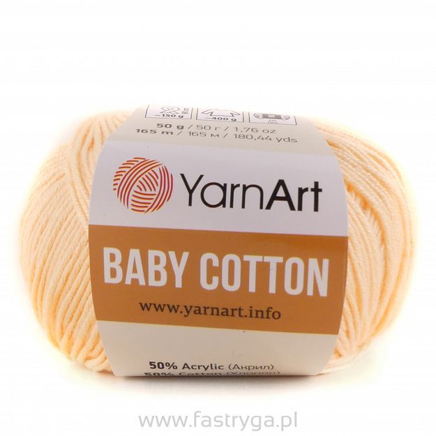 Włóczka Baby Cotton 411 łososiowy