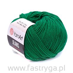 Włóczka YarnArt Jeans 52 zielony