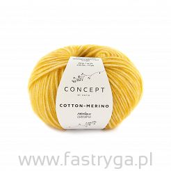 Katia Cotton Merino 135 żółty