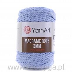 Macrame Rope 3 mm.  760 błękit