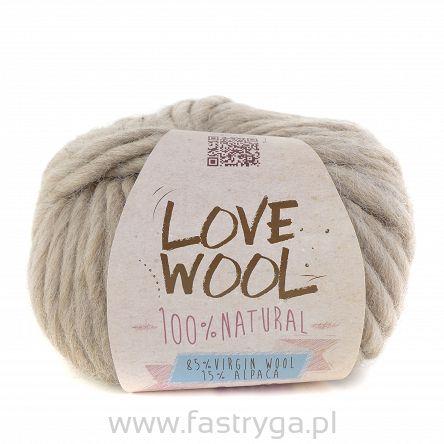 Włóczka Love Wool kolor 119 beż 